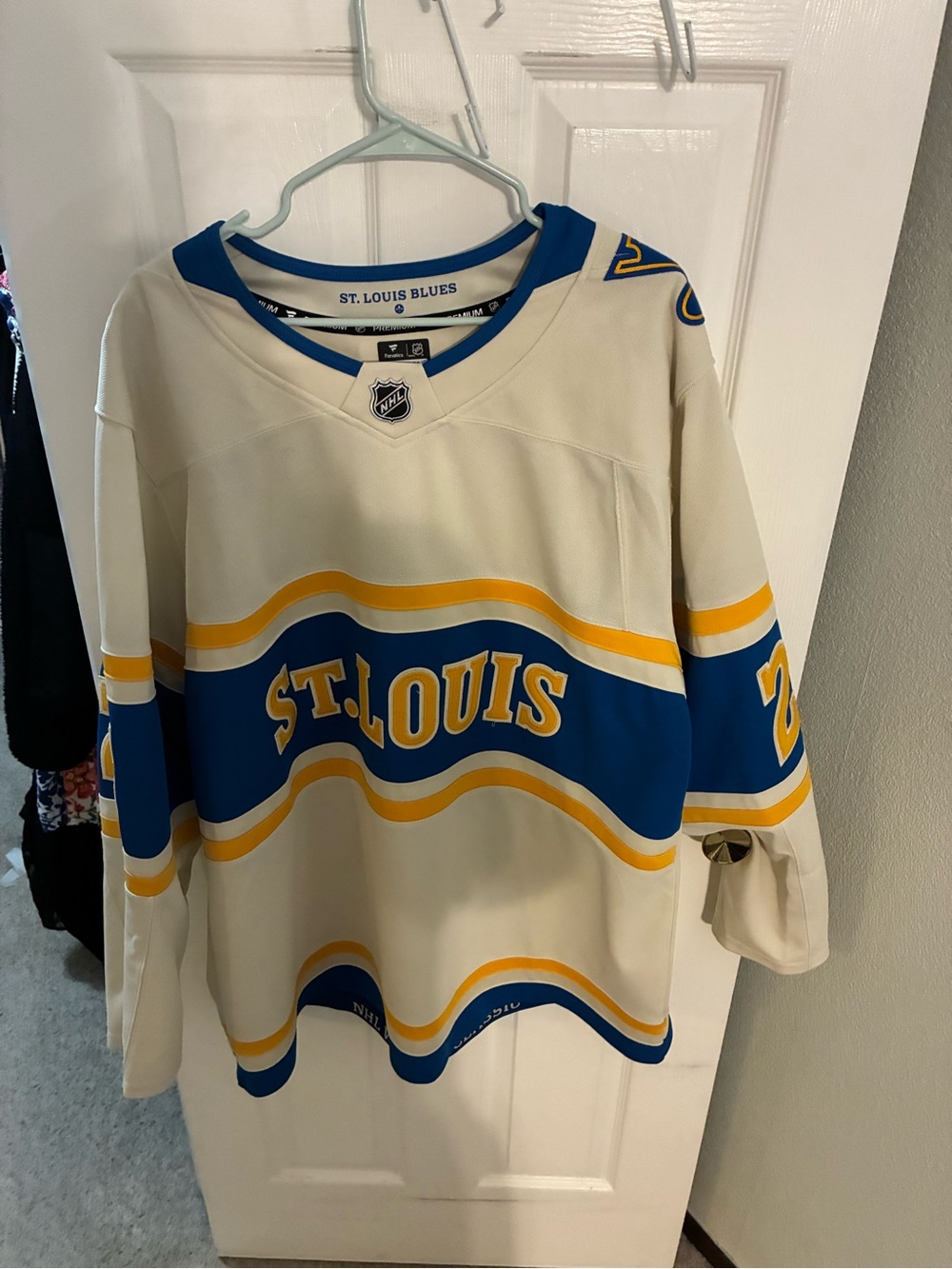 St. Louis Louis Blues - Cream & Blue Kyrou Jersey